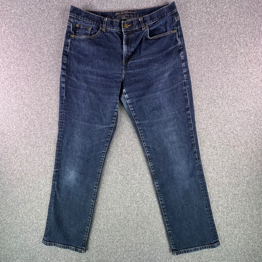 Lauren Jeans Co. Ralph Lauren Jeans Womens 14 Modern Slim Blue Stretch
